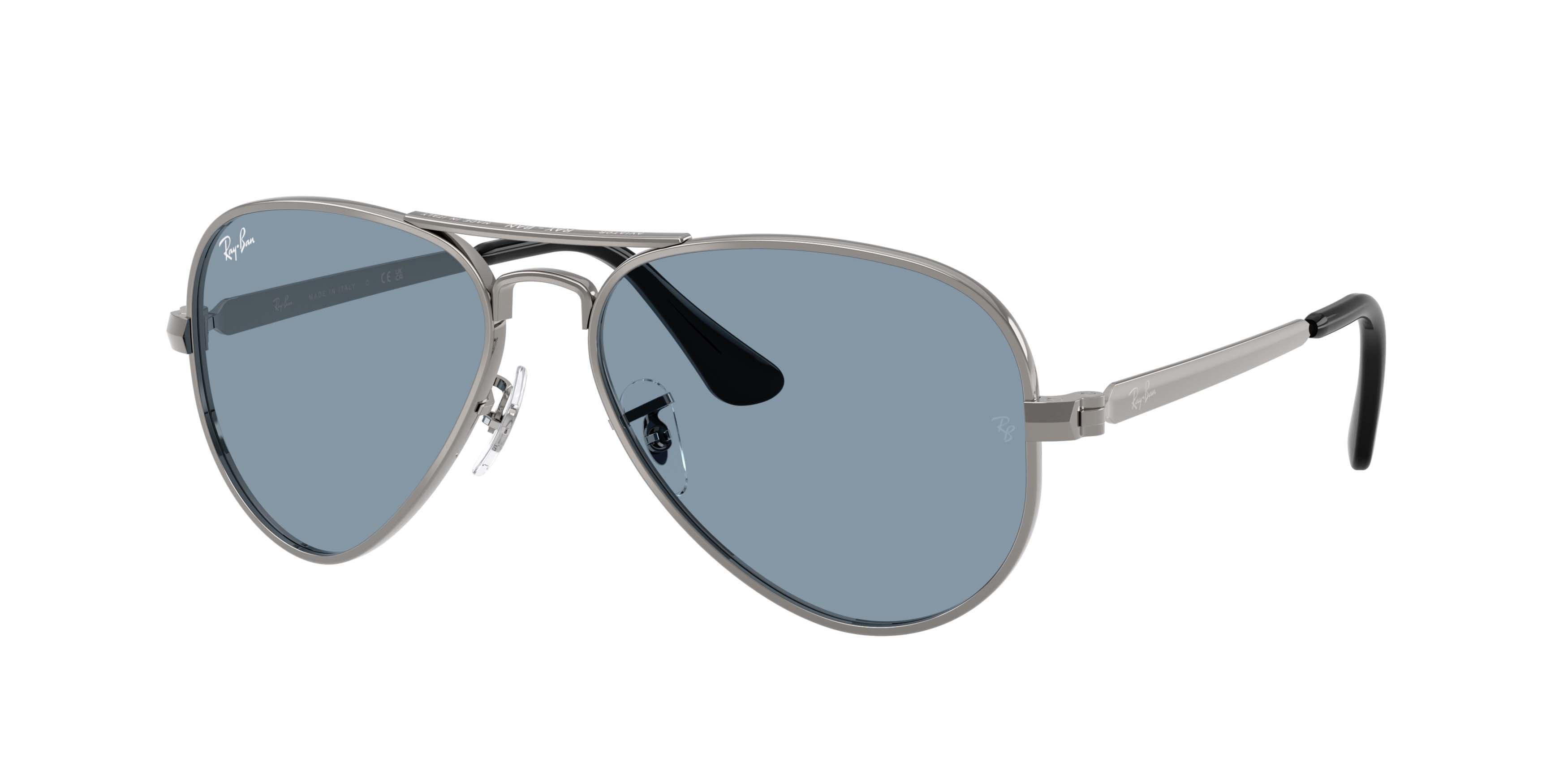 Ray-Ban Aviator Max Blue Sunglasses – Gunmetal